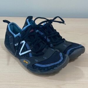 New Balance Minimus Trail Black and Blue Athletic Shoes